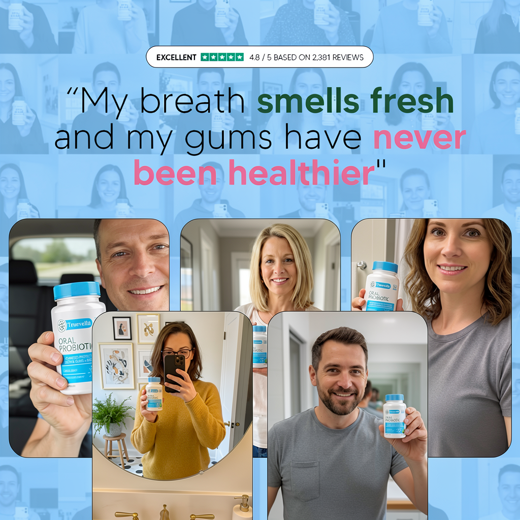 Oral Probiotic for Long-Lasting Fresh Breath By Truevella