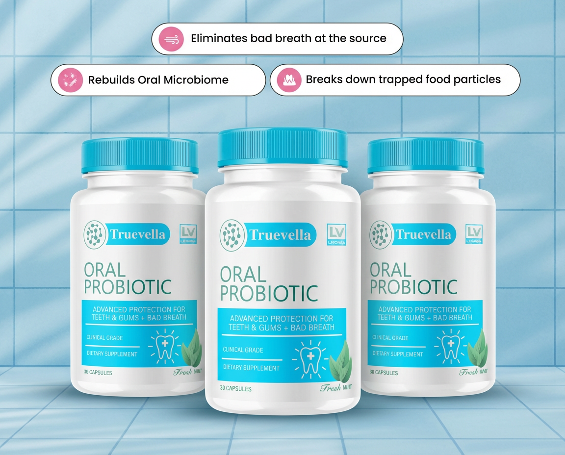 Oral Probiotic for Long-Lasting Fresh Breath By Truevella